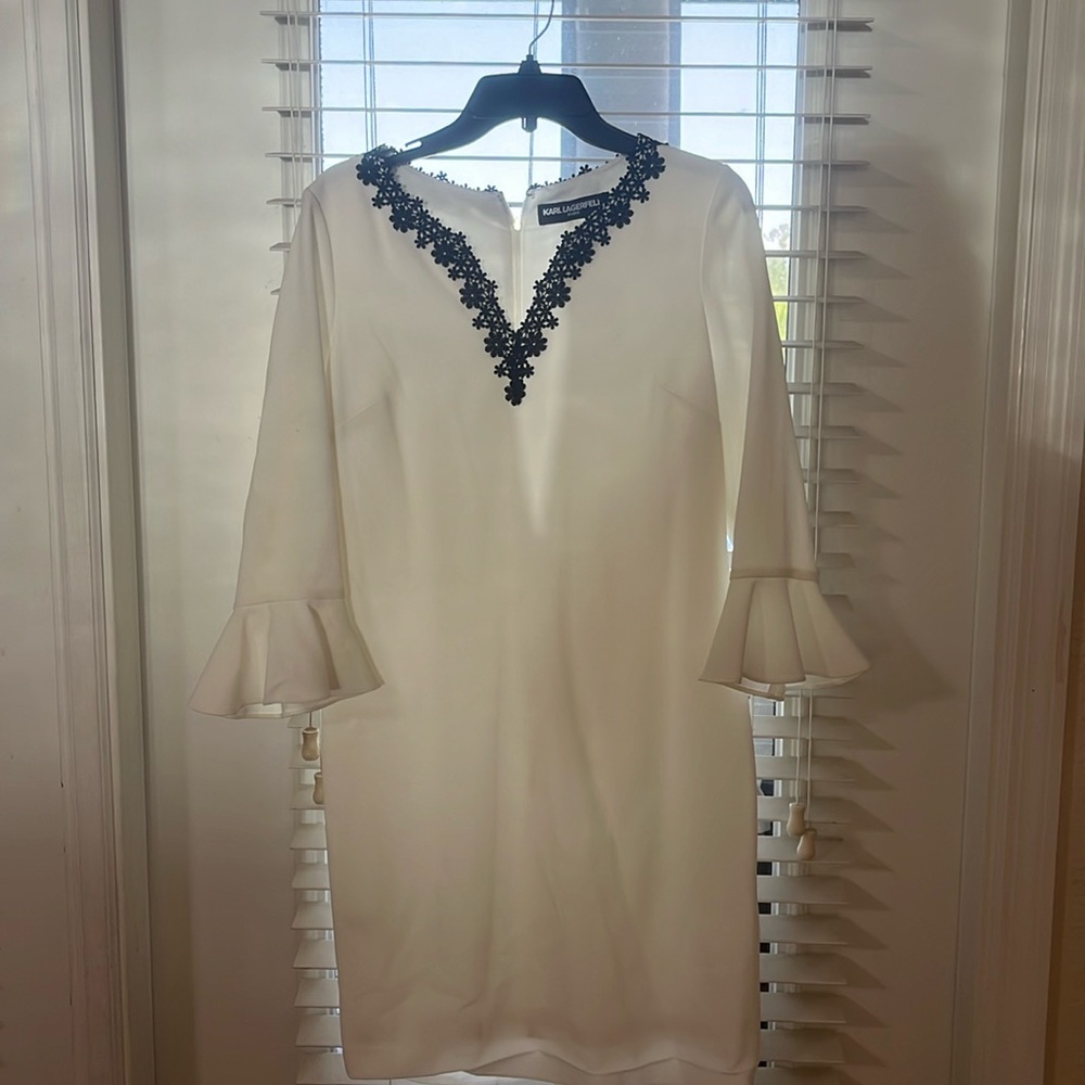 Karl Lagerfeld black and white dress